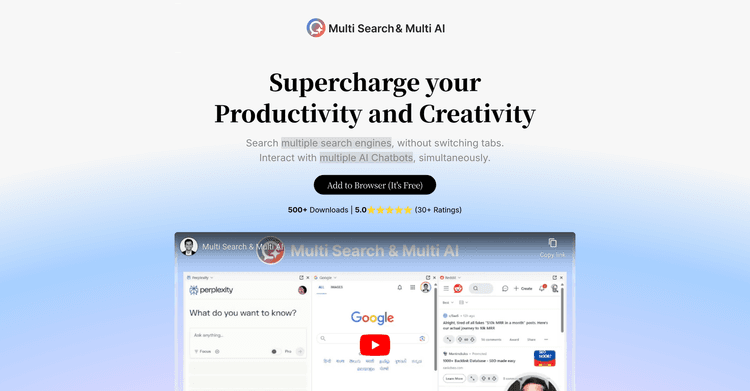 Multi Search & Multi AI featured image Multi Search & Multi AI featured image