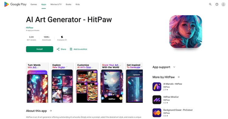 AI Art Generator - HitPaw featured image AI Art Generator - HitPaw featured image
