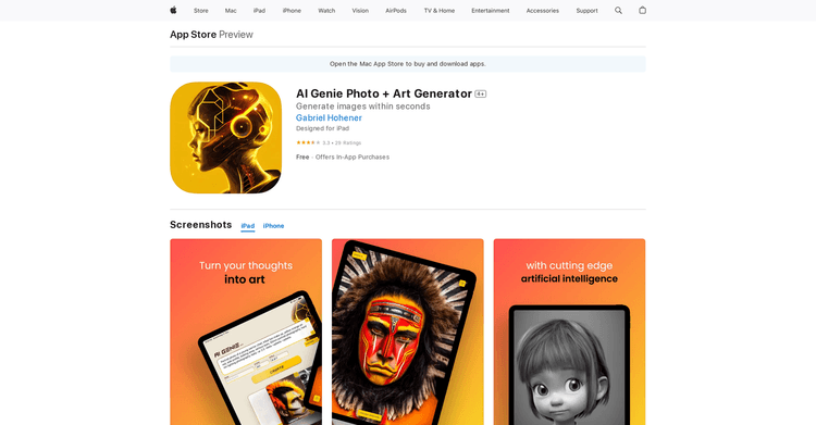 AI Genie Photo + Art Generator featured image AI Genie Photo + Art Generator featured image
