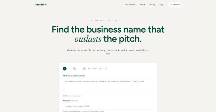 Namefiniti featured image Namefiniti featured image
