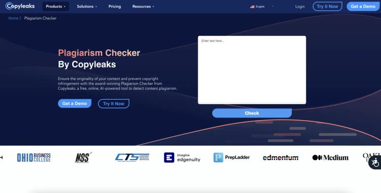 Copyleaks - Plagiarism detector featured image Copyleaks - Plagiarism detector featured image