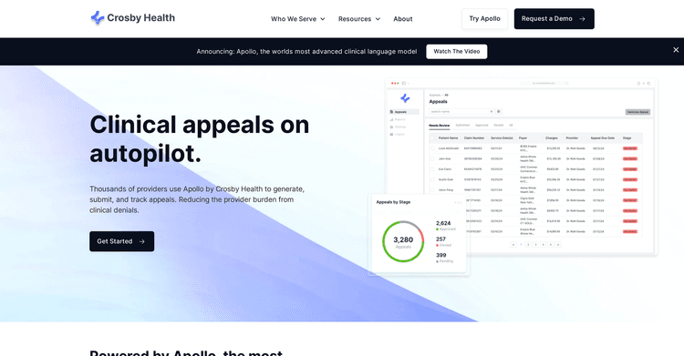 Apollo by Crosby Health featured image Apollo by Crosby Health featured image