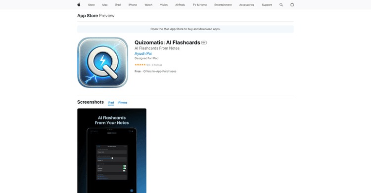 Quizomatic: AI Flashcards featured image Quizomatic: AI Flashcards featured image