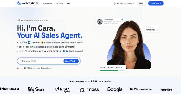 Cara by Webtastic AI featured image Cara by Webtastic AI featured image
