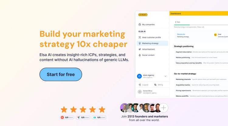 Marketing Assistant (Elsa AI) featured image Marketing Assistant (Elsa AI) featured image
