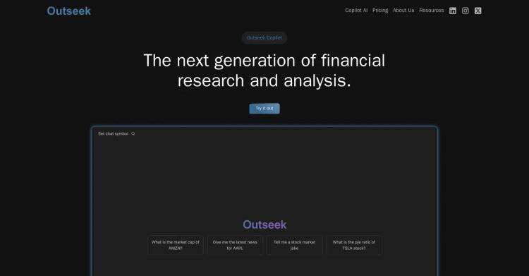 Outseek Financial Terminal featured image Outseek Financial Terminal featured image