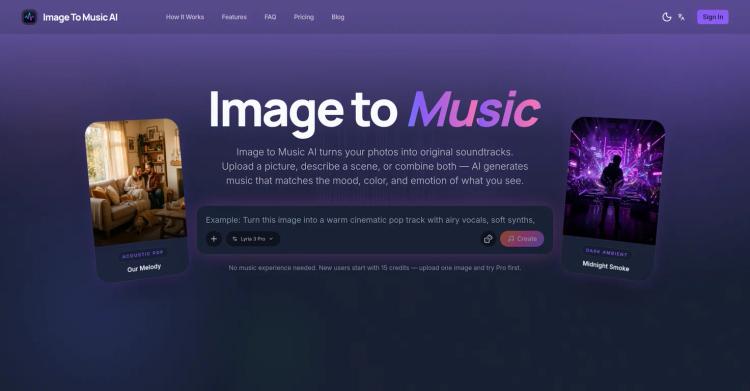 Image to Music AI.com featured image Image to Music AI.com featured image