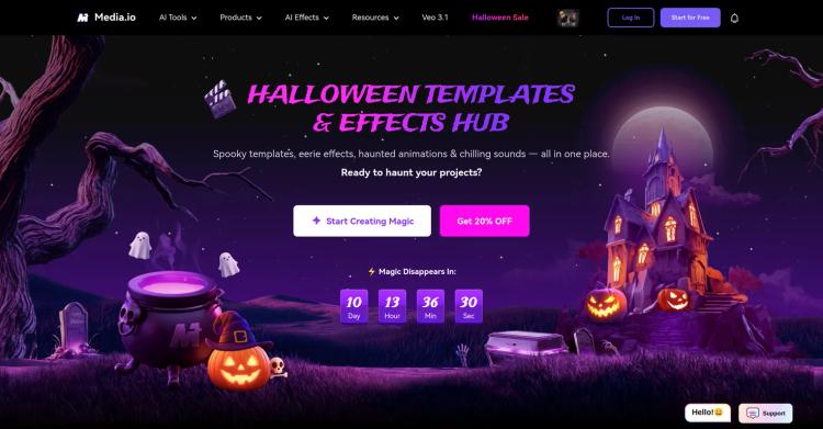 Halloween AI Filters by Media.io featured image Halloween AI Filters by Media.io featured image