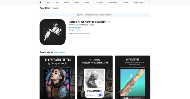 Tattoo AI Generator & Design featured image Tattoo AI Generator & Design featured image