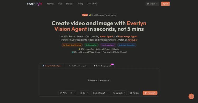 Everlyn: Fastest Video and Image Generation featured image Everlyn: Fastest Video and Image Generation featured image