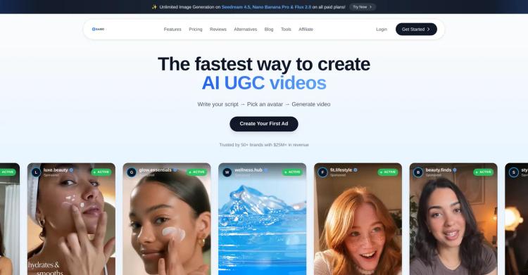 EzUGC - AI UGC Ad Generator featured image EzUGC - AI UGC Ad Generator featured image