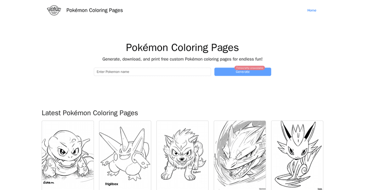 Pokemon Coloring Pages featured image Pokemon Coloring Pages featured image