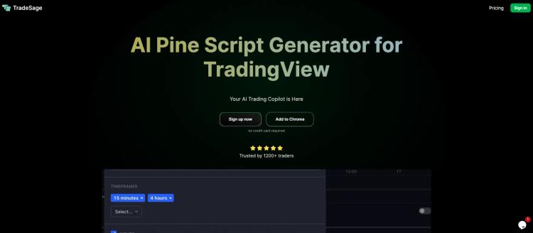 TradeSage - Pine Script Generator featured image TradeSage - Pine Script Generator featured image