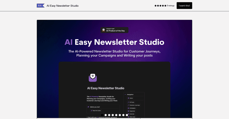 AI Easy Newsletter Studio featured image AI Easy Newsletter Studio featured image