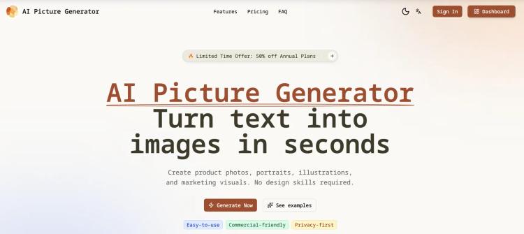 AI Picture Generator featured image AI Picture Generator featured image