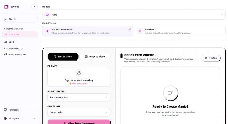 SoVideo - All-in-one ai image/video generator platfor... featured image SoVideo - All-in-one ai image/video generator platfor... featured image