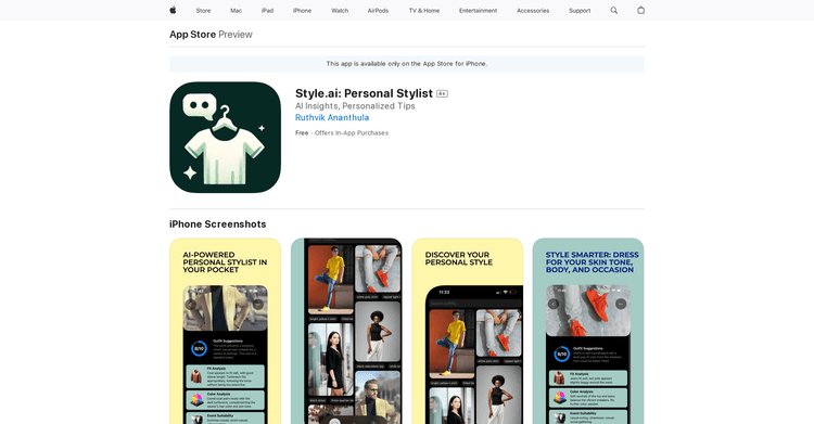 Style.ai: Personal Stylist featured image Style.ai: Personal Stylist featured image