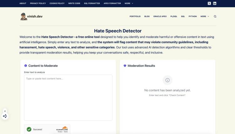 Hate Speech Detector featured image Hate Speech Detector featured image