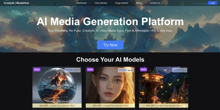 CreatyAI | Video Models featured image CreatyAI | Video Models featured image