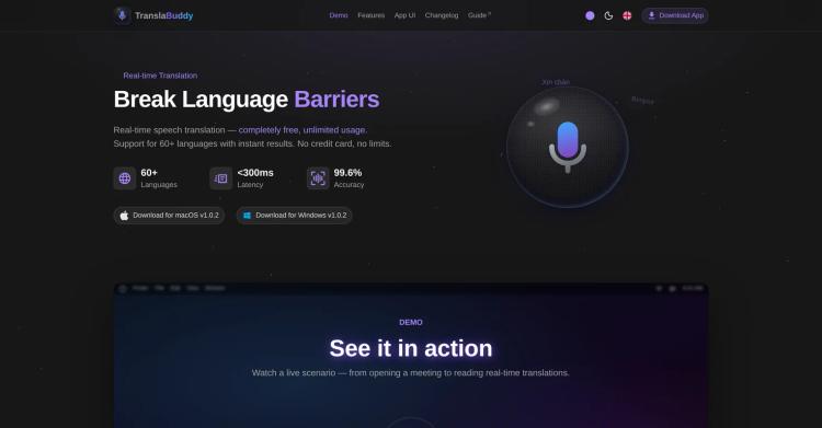 TranslaBuddy - Voice Real Time Translator featured image TranslaBuddy - Voice Real Time Translator featured image
