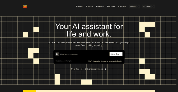 Le Chat by Mistral AI featured image Le Chat by Mistral AI featured image