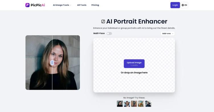 PicPicAI - AI Portrait Enhancer featured image PicPicAI - AI Portrait Enhancer featured image