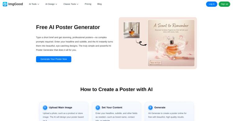 ImgGood AI | Poster Generator featured image ImgGood AI | Poster Generator featured image