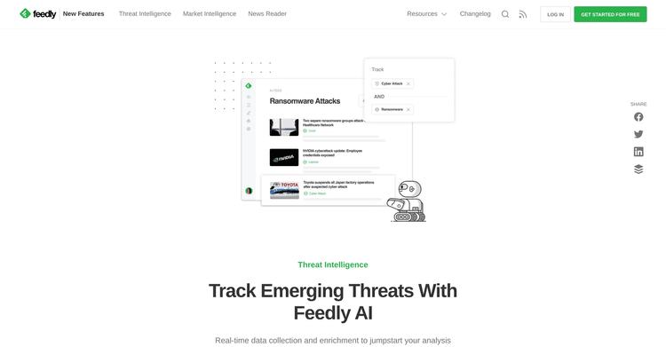 Feedly for Threat Intelligence featured image Feedly for Threat Intelligence featured image