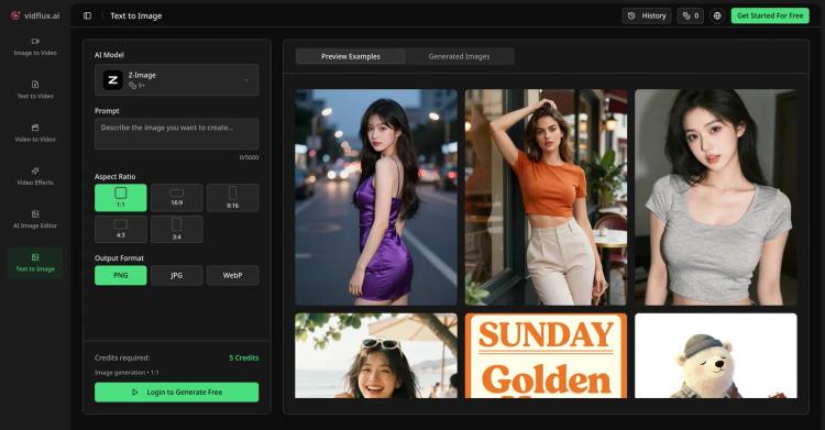 VidFlux Text to Image AI featured image VidFlux Text to Image AI featured image