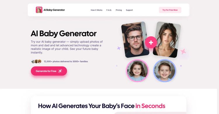 AI Baby Generator.ai featured image AI Baby Generator.ai featured image