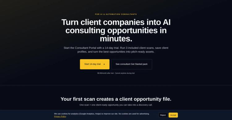 Leania.ai for AI consultants featured image Leania.ai for AI consultants featured image