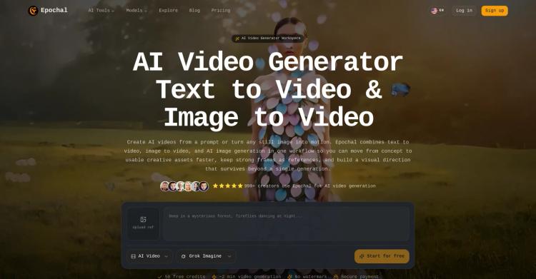 Epochal - AI Video Generator featured image Epochal - AI Video Generator featured image