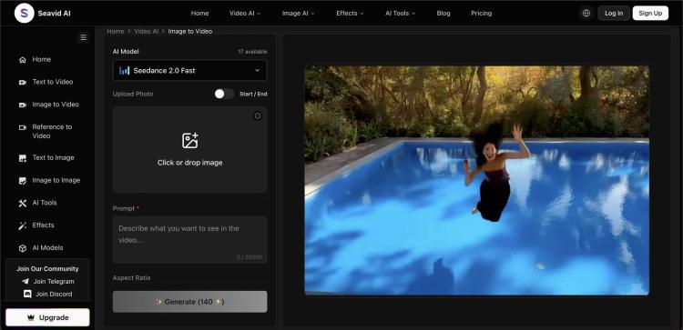 Seavid AI | Image to Video Generator featured image Seavid AI | Image to Video Generator featured image