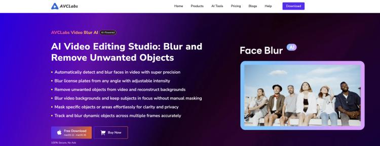 AVCLabs Video Blur AI featured image AVCLabs Video Blur AI featured image