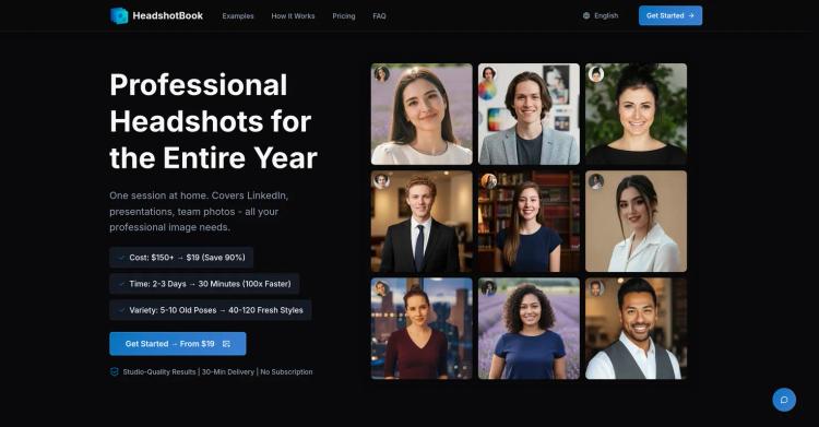 HeadshotBook - AI Headshot Generator featured image HeadshotBook - AI Headshot Generator featured image
