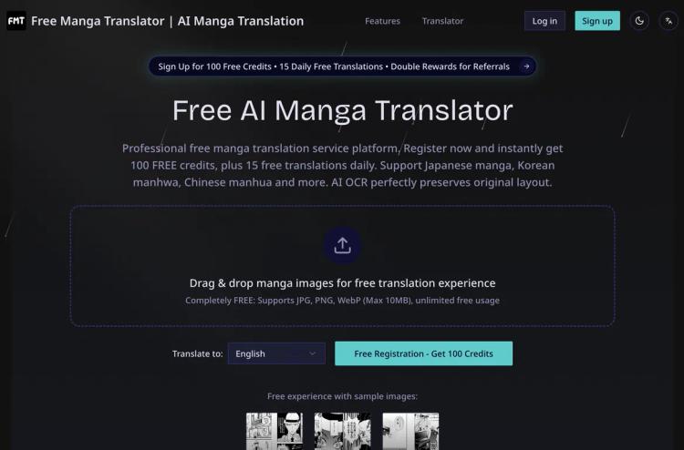 Free Manga Translator featured image Free Manga Translator featured image