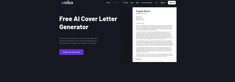 Wobo AI Cover Letter featured image Wobo AI Cover Letter featured image