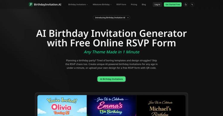 Birthday Invitation AI featured image Birthday Invitation AI featured image