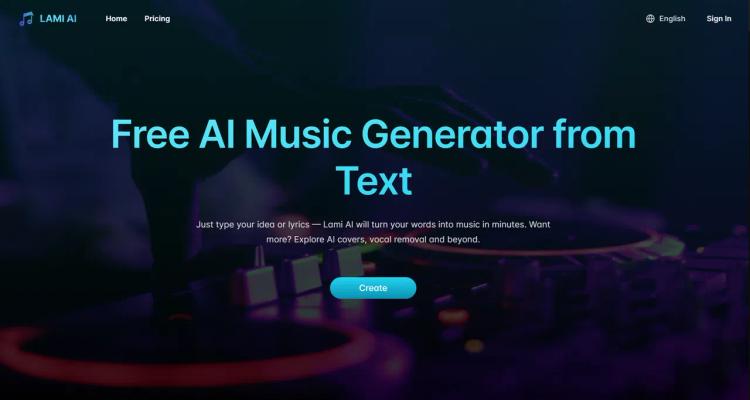Lami AI Music Generator featured image Lami AI Music Generator featured image