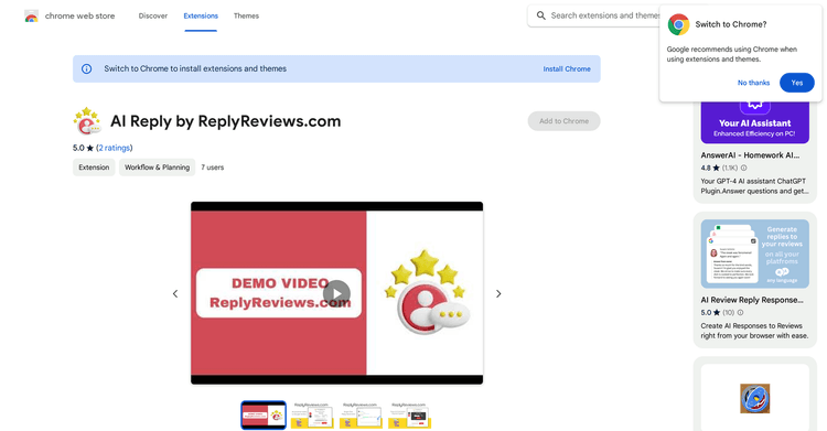 AI Reply by ReplyReviews featured image AI Reply by ReplyReviews featured image