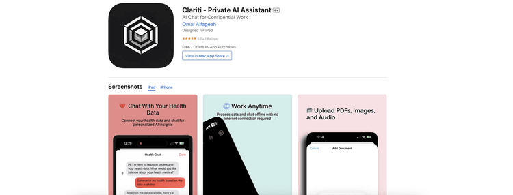 Clariti - Private AI Assistant featured image Clariti - Private AI Assistant featured image