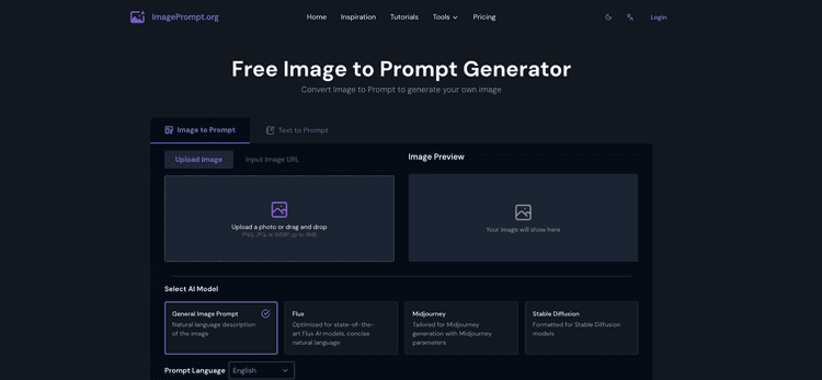 Image to Prompt Generator featured image Image to Prompt Generator featured image