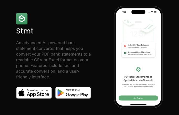 Stmt: Bank Statement Converter featured image Stmt: Bank Statement Converter featured image