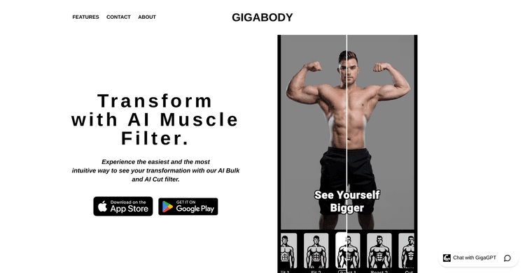 GigaBody AI Muscle Filter featured image GigaBody AI Muscle Filter featured image