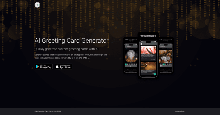 AI Greeting Card Generator featured image AI Greeting Card Generator featured image