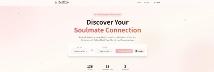 MatchMyType - MBTI Compatibility Analysis featured image MatchMyType - MBTI Compatibility Analysis featured image