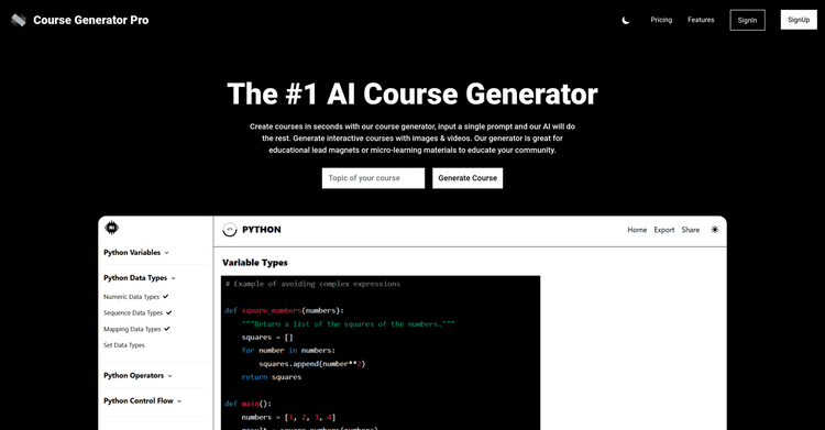 Course Generator Pro featured image Course Generator Pro featured image