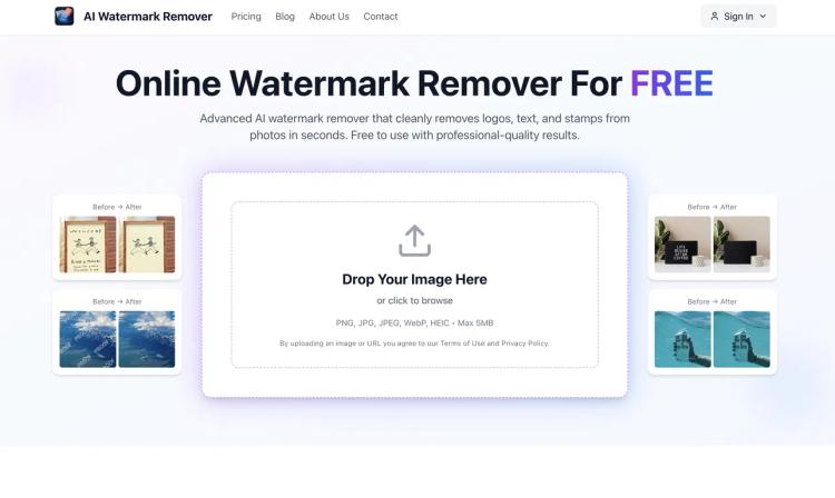 AI Watermark Remover featured image AI Watermark Remover featured image