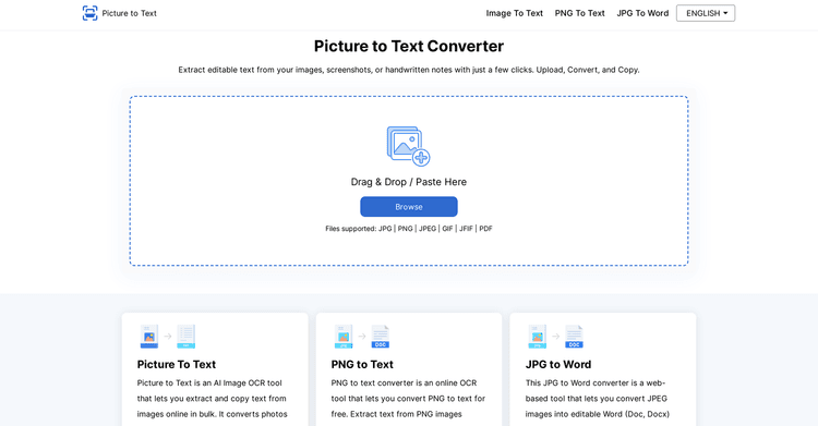 Picture To Text Converter featured image Picture To Text Converter featured image