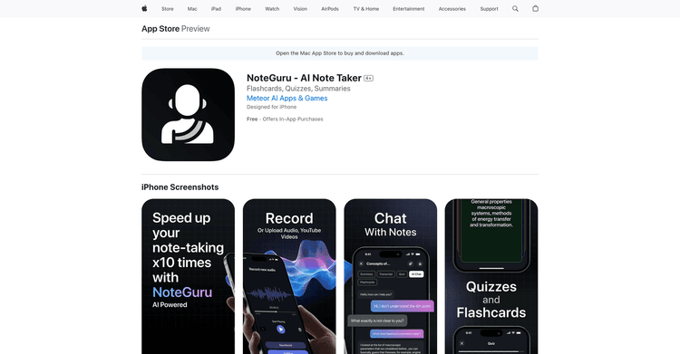 NoteGuru - AI Note Taker featured image NoteGuru - AI Note Taker featured image